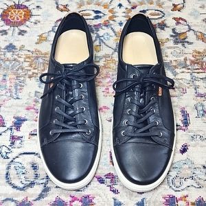 Ecco Classic Black, Lace-up, Low Top Sneakers, sz 15
